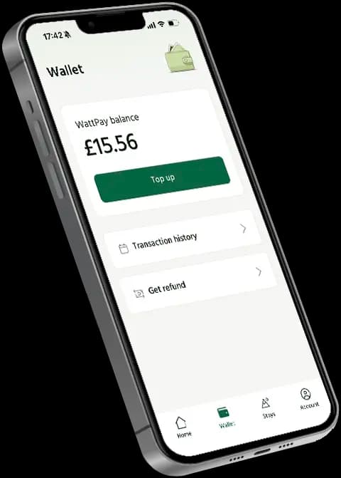 Mobile wallet side view
